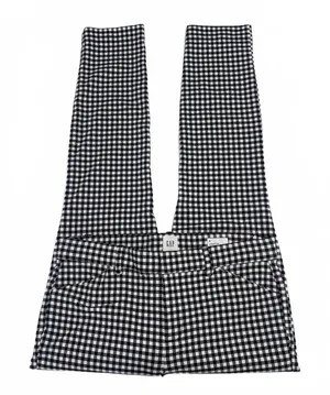 Gap Gingham Skinny Ankle Pants Womens 8 Black White Preppy Office Chic Style thumbnail 1