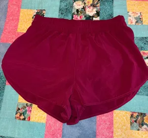 Athleta $50 Run Woman’s XXS Athletic Shorts in Burgundy, Training/Running thumbnail 1