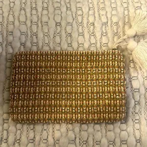 Madewell Large Tassel Raffia Zip Pouch thumbnail 2