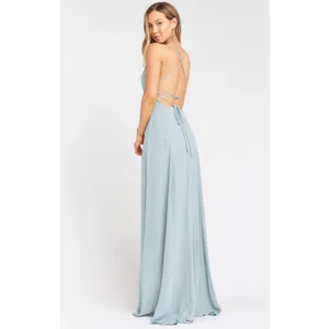 Show Me Your Mumu Godshaw Goddess Blue Maxi A-line Bridesmaid Dress Gown Size S thumbnail 2
