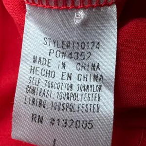 Entro Womens SIze Large Red Lace Tank Top Embroidered Floral Neck Keyhole Boho thumbnail 5