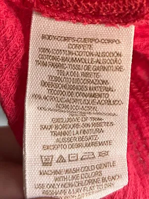 Free People We The Free Thermal Henley Top Red Long Sleeve 2000s thumbnail 4