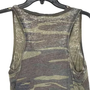 Altar'd State Tank Top Size‎ Large Camo Pattern Worn Look Womens Cotton Blend thumbnail 7