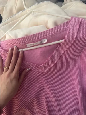 Altar'd State long sleeve v neck shirt thumbnail 2
