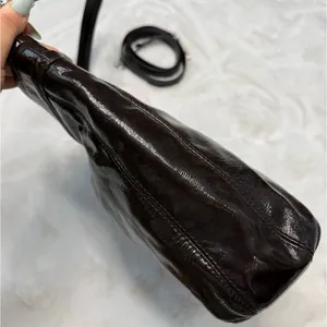Coach Ashley Dark Brown Patent Leather Shoulder Bag F20462 thumbnail 5