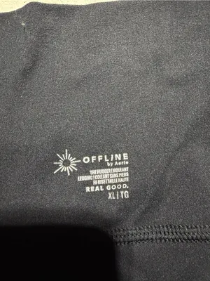 Aerie offline the hugger legging hi-rise XL Black thumbnail 3