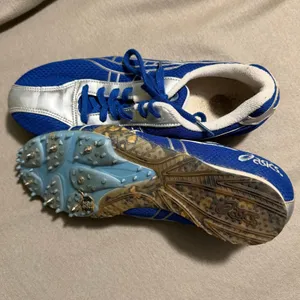 Asics Hyper-Rocketgirl II Track Spikes Blue Silver GN555 Women's Size 9.5 thumbnail 6