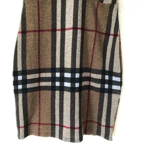 Plaid Check Flannel Dress Brown M thumbnail 3