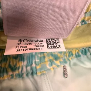 Columbia Womens Mint Green Floral Waist Golf Skort 10L Medium Built in Short‎ thumbnail 5