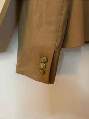 J. Crew Women's Wool blend Camel/Tan Blazer Jacket size 10 thumbnail 6