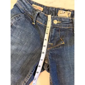 William‎ Rast Madison Vintage Trouser Jeans Dark Wash Flare Low Rise Size 27 USA thumbnail 12