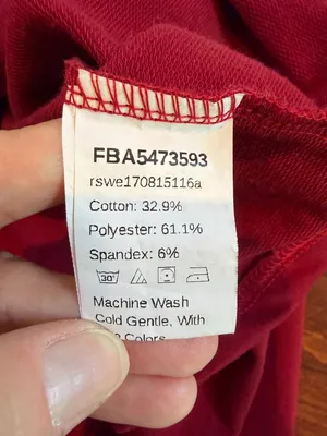 Unbranded Cropped Oversized Thin Hoodie Maroon Burgundy Size Medium thumbnail 7