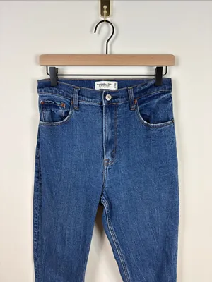 Abercrombie 90s Slim Straight Jeans Curve Love Women’s 28 6 High Rise Denim thumbnail 3