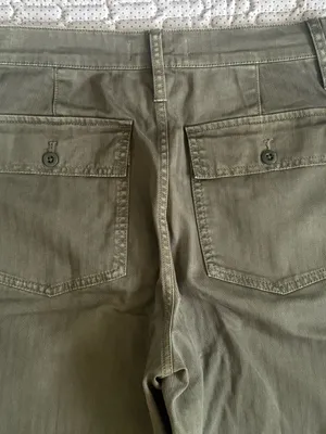 Madewell Olive High-Rise Utility Ankle Pants thumbnail 5