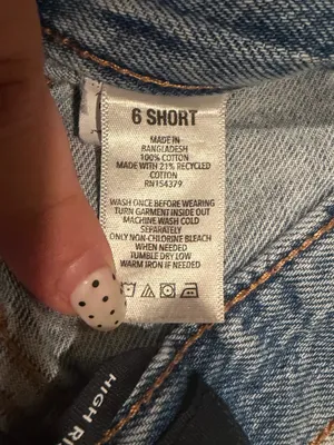Aeropostale High Rise Baggy Jeans Women's 6 Short Light Wash Distressed Y2K thumbnail 5