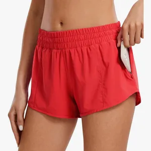 CRZ Yoga Red athletic shorts thumbnail 1