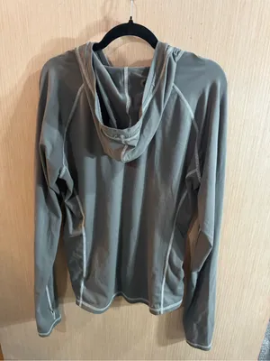 Women’s Mountain Hardwear Gray Long-Sleeve Lightweight Hoodie Size XL thumbnail 4