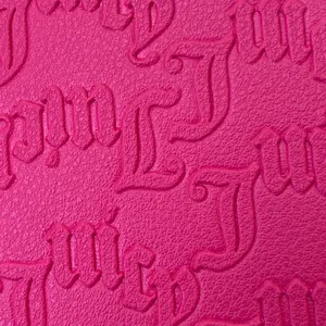 Hot Pink Juicy Couture heart wristlet Embossed thumbnail 3