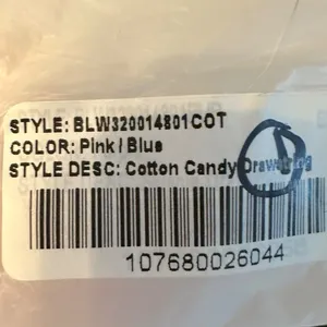 Boys Lie Cotton Candy Tie Dye Drawstring Bag New with Sticker Angel California thumbnail 6