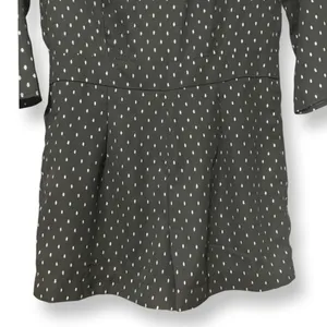 Zara Black Polka Dot Romper 3/4 Sleeve Romper Playsuit Size Small Retro Chic thumbnail 4
