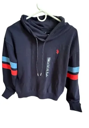 U.S. Polo Women’s Pullover Sweatshirt NWT thumbnail 1