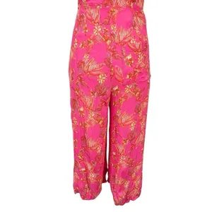 Free People Hot Tropics Wide Leg Cropped Jumpsuit Size Small thumbnail 7