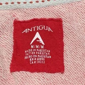 Antigua Red‎ Wings Hockey Sweatshirt Lace Up V-Neckline Size Medium M thumbnail 4