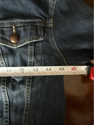 Comfort Denim Girl’s Denim Jacket with Velvet Collar Size M (10/12) thumbnail 6