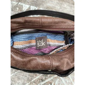 The Sak IRIS Medium Hobo Bag Teak-multi Y2K Style Metallic Brass Hardware thumbnail 15