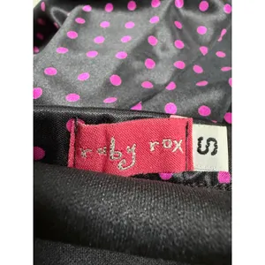Y2K Ruby Rox Polka Dot Halter Dress size Small thumbnail 10