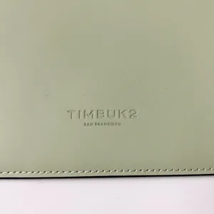 Timbuk2 Wristlet Pouch Leather Sage Green Small Zippered Card Holder thumbnail 2