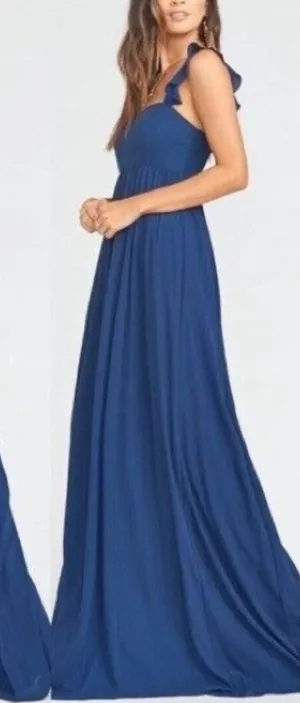 Show Me Your Mumu Weddings June Maxi Dress - Size XS - Rich Navy Crisp -‎ NWT thumbnail 1