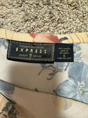 Express Floral Skirt thumbnail 4