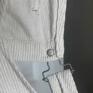 Free People We The Free Ziggy Corduroy Overalls Sz XS Cream Tan thumbnail 4