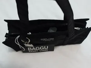 Baggu x Sandy Liang Mini Nylon Market Bag - Black - NWT thumbnail 6