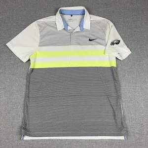 Philadelphia Eagles Shirt Polo Mens Medium White NFL Football Nike Golf Dri Fit thumbnail 2