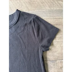 Old Navy‎ Women's Black Ribbed Short Sleeve Tee Size Medium thumbnail 4