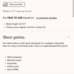 J.Crew Sheer mesh cardigan top in toile print thumbnail 3