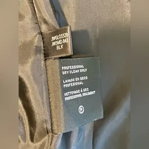 Jones New York Black Trench Winter Coat thumbnail 8