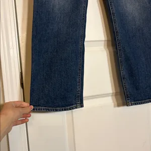 Aritzia Denim Forum Arlo High Rise Straight Ankle thumbnail 4