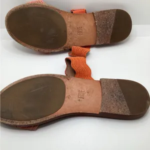 Frye Mira Wave suede slides Orange Terracotta Size 7.5 thumbnail 8