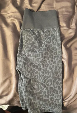 Molly and Zoey Cheetah print biker shorts thumbnail 2