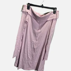 Wild‎ Fable Pink Ribbed Off The Shoulder Button Down Mini Dress M Y2K stretch thumbnail 3