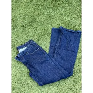 Banana Republic Womens Dark Wash Straight Leg Jeans Indigo‎ Blue Size 10R thumbnail 2