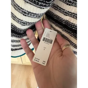 MAEVE NEW Anthropologie Collared Cropped Cardigan Sweater Cottage Knit‎ Size S thumbnail 5