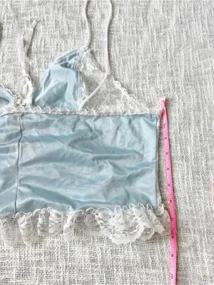 Vintage Frederick's Of Hollywood Coquette Lace Lingerie Tank 🐰 Size 1XL thumbnail 5