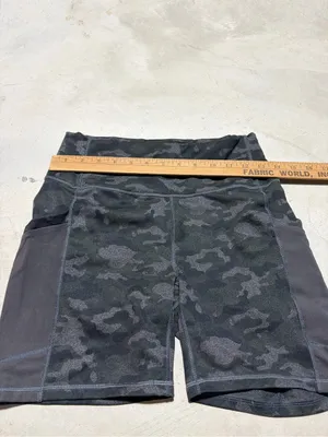 Fabletics power hold High-Waist Camo Bike Shorts medium thumbnail 4