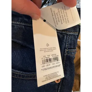 American Eagle NWT 77 Premium Denim Jeans Straight Crop Size 12 thumbnail 8