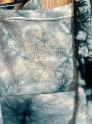 American Eagle Blue tie dye tank top thumbnail 2