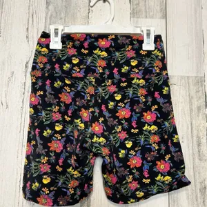 Victoria’s Secret PINK Yoga Floral Biker Shorts XS High Rise Stretch Athletic Mu thumbnail 3